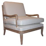 Cerused Oak Armchair