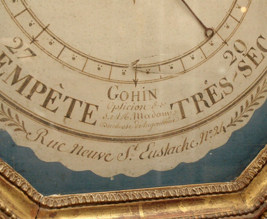 Giltwood 18th century Gilded Barometer