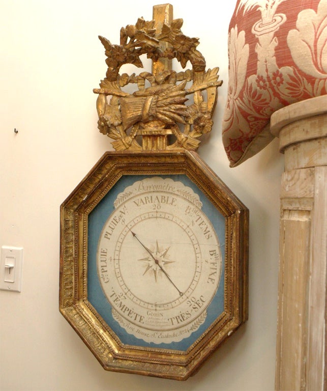 18th century Gilded Barometer 2