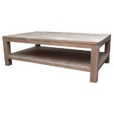 Solid Silvered Teak Coffee Table