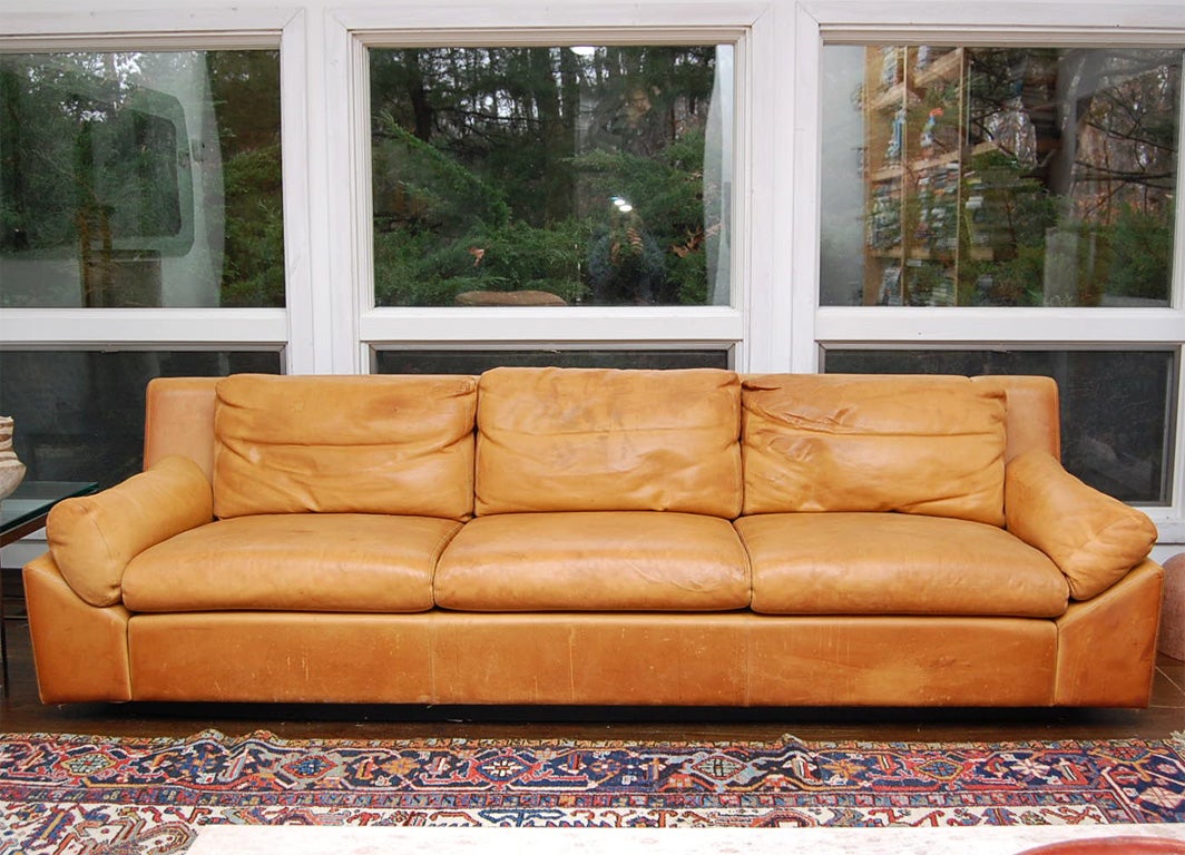 French Leather Sofa