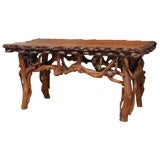 Chinese Root Carved Coffee Table