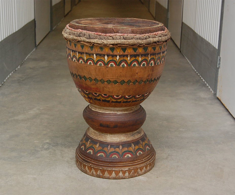 Tribal Drum at 1stDibs