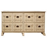 Sideboard in Antiqued Ivory Paint