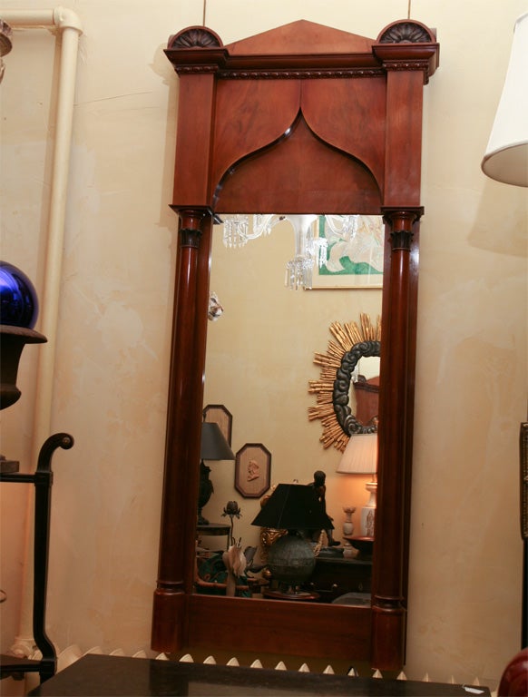 Tedesco Specchio da molo classico tedesco Biedermeier in vendita