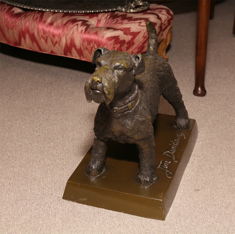 Jim Davidson bronze dog 1