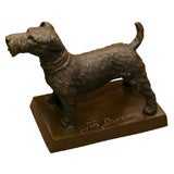 Jim Davidson bronze dog
