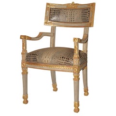 Candace Barnes Now Gustavian Inspired Reproduction "Ceres" Chair