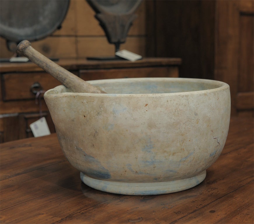 Ceramic Mortar and Pestle 2