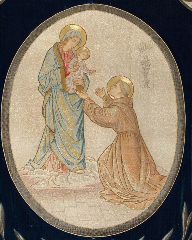 French Early Religious Banner