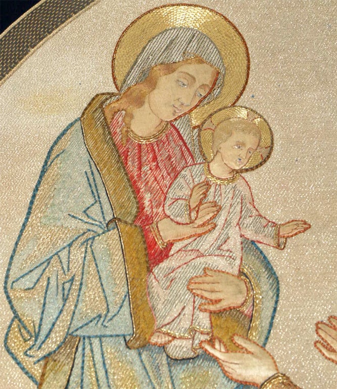 19th Century Early Religious Banner