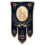 Antique Early Religious Banner