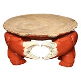 Folk Art Crab Table