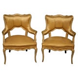 Pair of Hollywood Regency Chairs