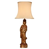 Large James Mont style Chinese Deity Table Lamp