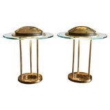 Iconic Modernist Robert Sonneman Table Lamps
