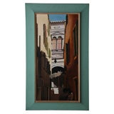 Italian Street Scene Painting