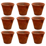 19th Century English Terracotta Nursery Pots