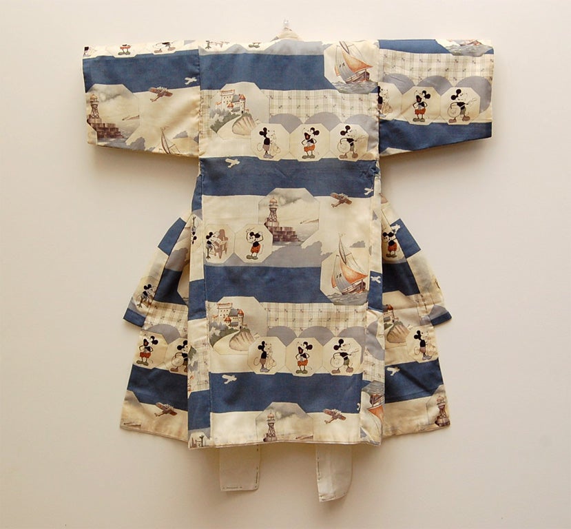 Japanese Boy's Kimono MICKY MOUSE Design
