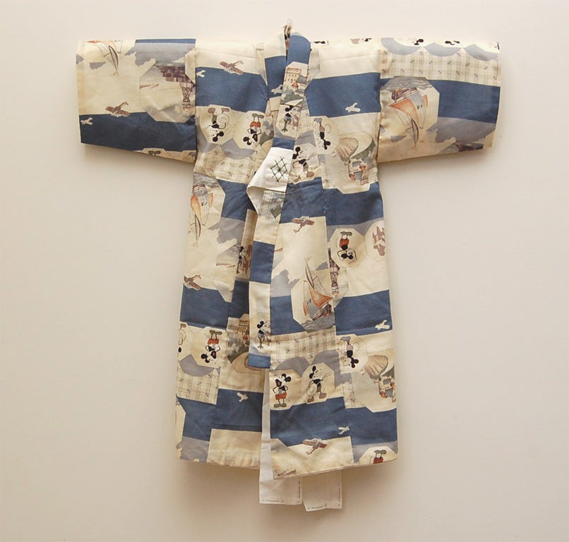 Boy's Kimono MICKY MOUSE Design 1