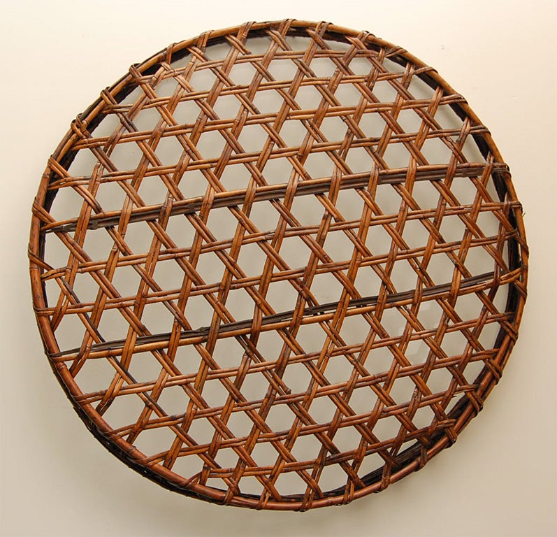 Woven Bamboo Tray for Silk Worm