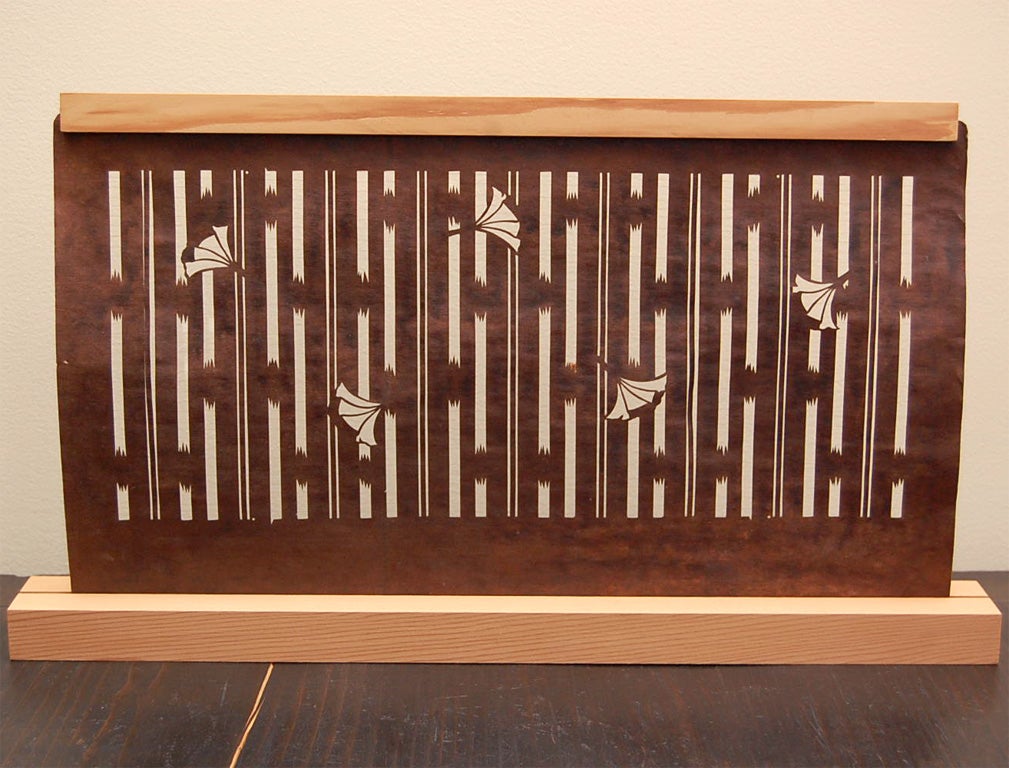 KATAGAMI, Old Kimono Stencil Paper