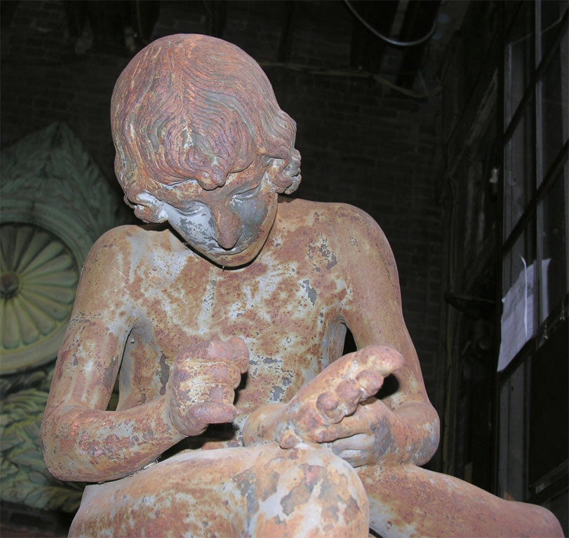 Figura Spinario Val D'Osne In condizioni buone in vendita a New York, NY