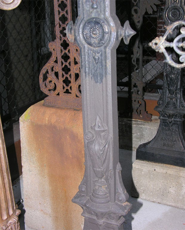 19th Century Cast Iron Cross For Sale