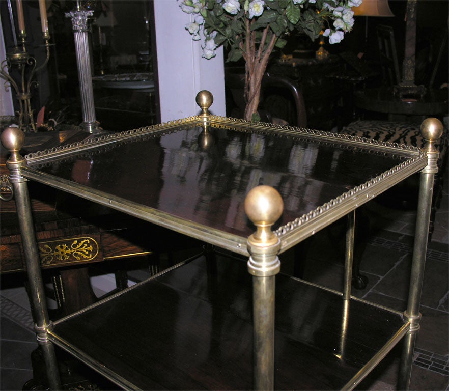 19th Century Regency Brass and Rosewood Four Tier Etagere, ca 1810