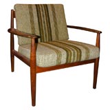 VINTAGE DANISH SLATTED ARMCHAIR