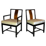 1950's Asian Styled Dining Chairs by Baker