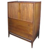 Vintage Richard Thompson  walnut Gentlemans tamboor door dresser