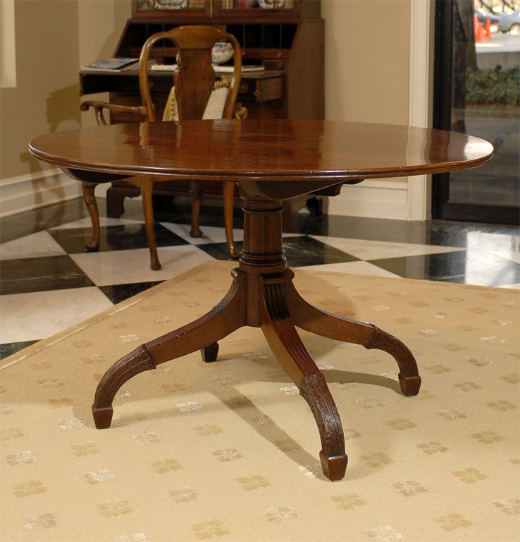 19th Century Mahogany Georgian Style Tripod Table