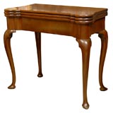 An early 18th c. George I Mahogany Trifold Game Table Antique An early 18th c. George I Mahogany Trifold Game Table