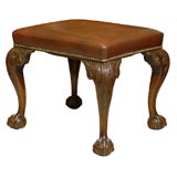 19th. C. English Mahogany Stool