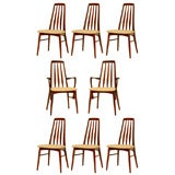 Set of 8 Koefoed Rosewood Chairs