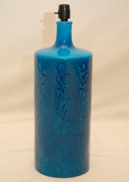 Ceramic Lamp by Gerd Bogelund produced by Royal Copenhagen