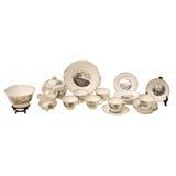 English Transfer china Tea set