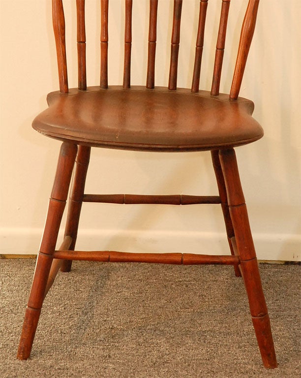 Wood 19THC  BIRD CAGE WINDSOR IN NATURAL OLD SURFACE