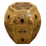 Solid Brass Asian Drum Stool