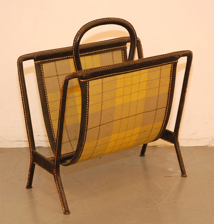 Jacques Adnet Magazine Holder