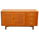 Baker Teak Sideboard with Caning