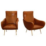 Italian Leather Chairs