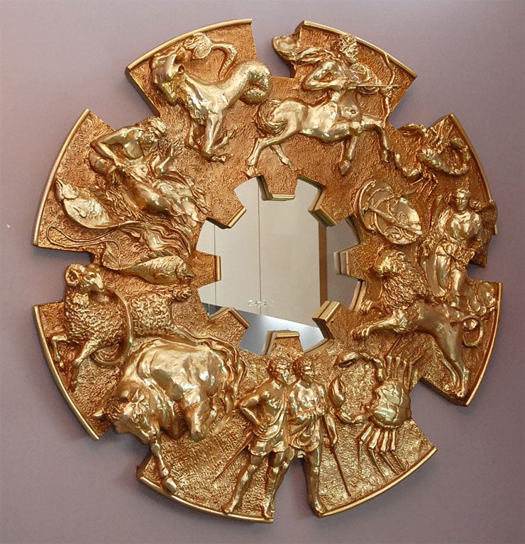 Resin Astrological Mirror
