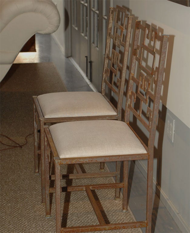 French Chinoiserie Side Chairs