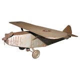 Big  Charmingly Rusty Cool Toy Airplane
