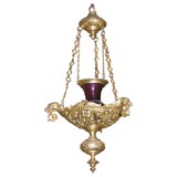 Antique Napoleon III Gilt Bronze Lantern