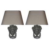 Iron Sconces made with Antique Architectural Parts