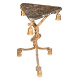 Gilt "Rope" Table