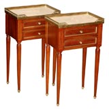 Pair of Small Two Drawer Tables